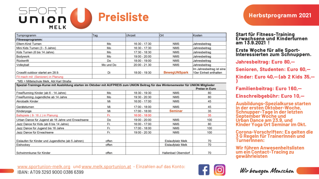 Preisliste