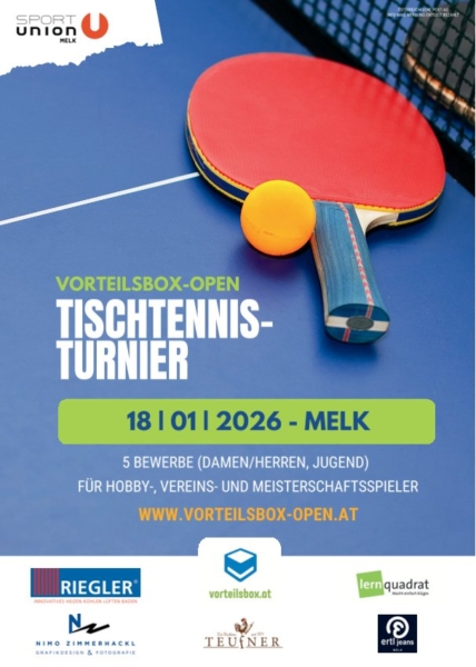 Vorteilsbox Open MELK 2026 Plakat